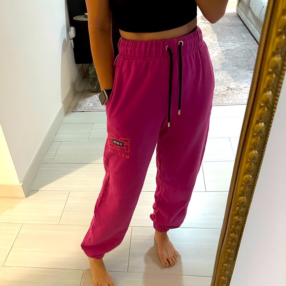PE NATION Heads Up Track Pant Pink - Picture 9 of 11